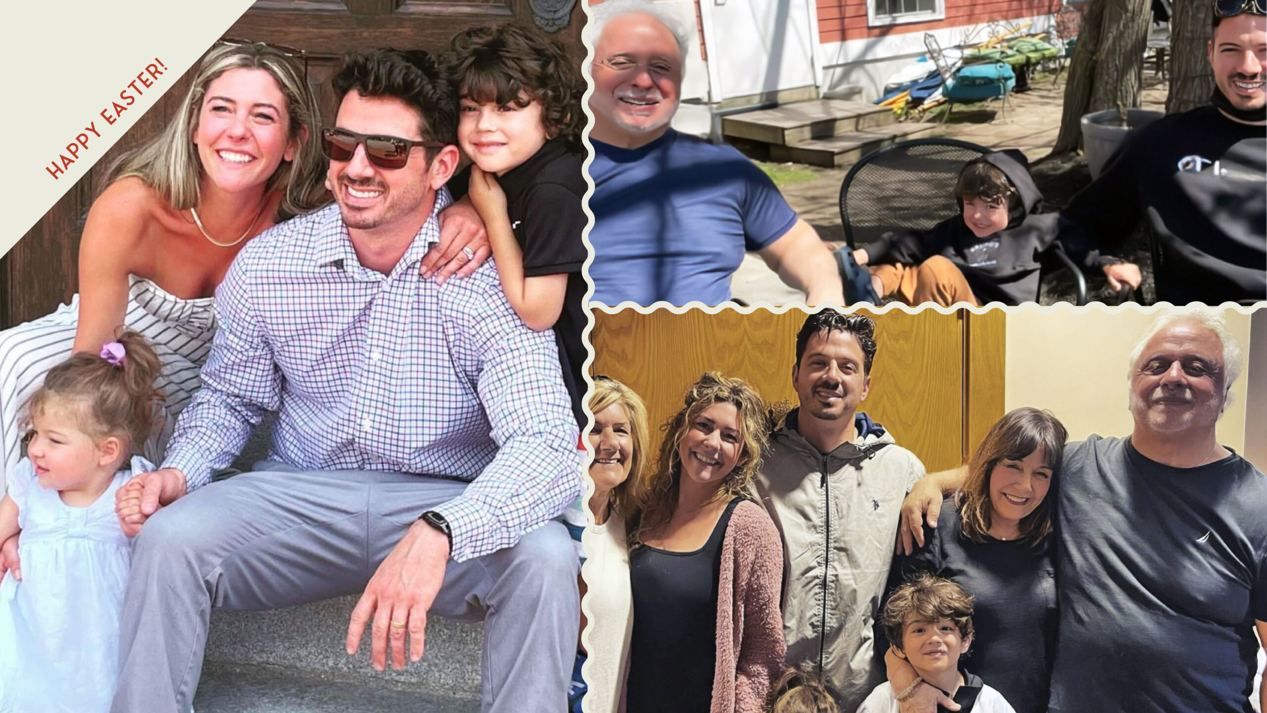A collage of the Napolitano family